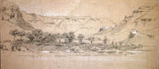 Carl Wimar, Sketch of the Upper Missouri, 1859